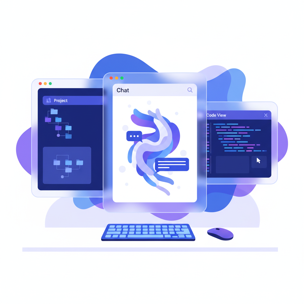 Desktop AI coding apps — SuperBuilder and Claude Desktop native experiences